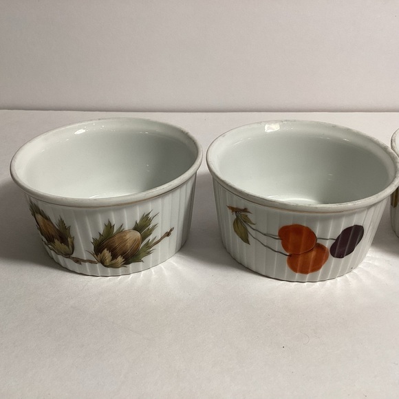 Set of 10 Royal Worcester ramekins, fruit of the vale - Picture 3 of 10